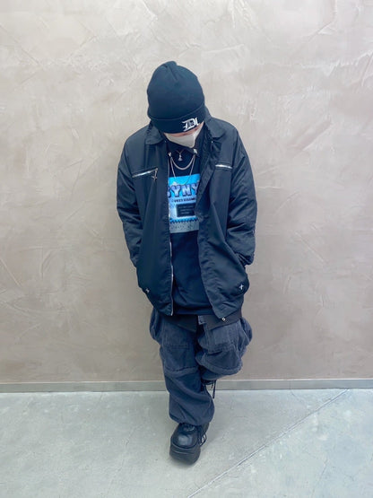 PSYNYXX アーチジップブルゾン