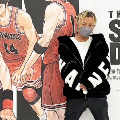 THICC  newjackswag 3way ハイクオリティ　ファーブルゾン アウター　冬服　モテ服　サブカル　地雷　水色界隈　EXIT スラムダンク