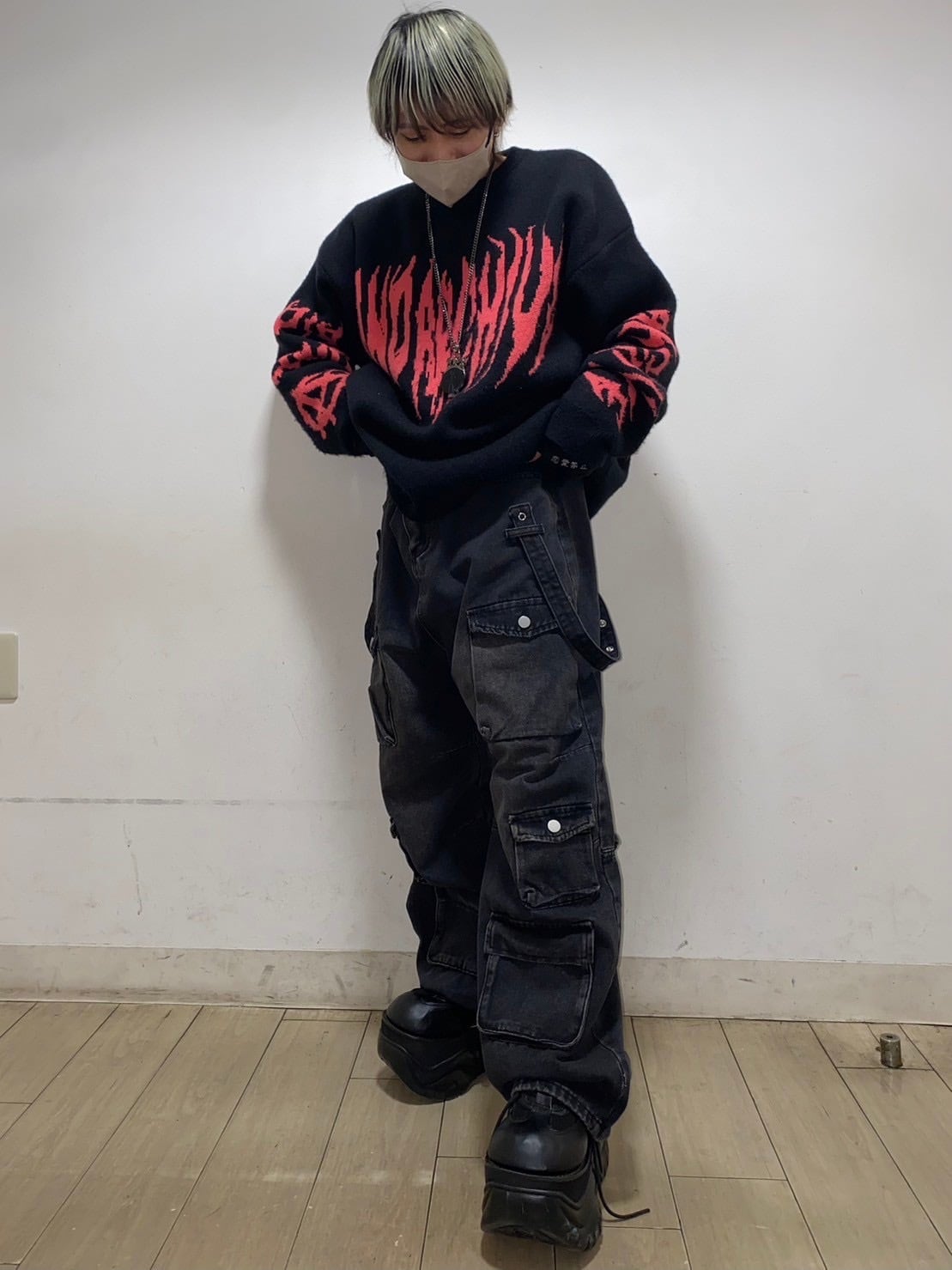 THICC PSYNYXX ワイドカーゴパンツ